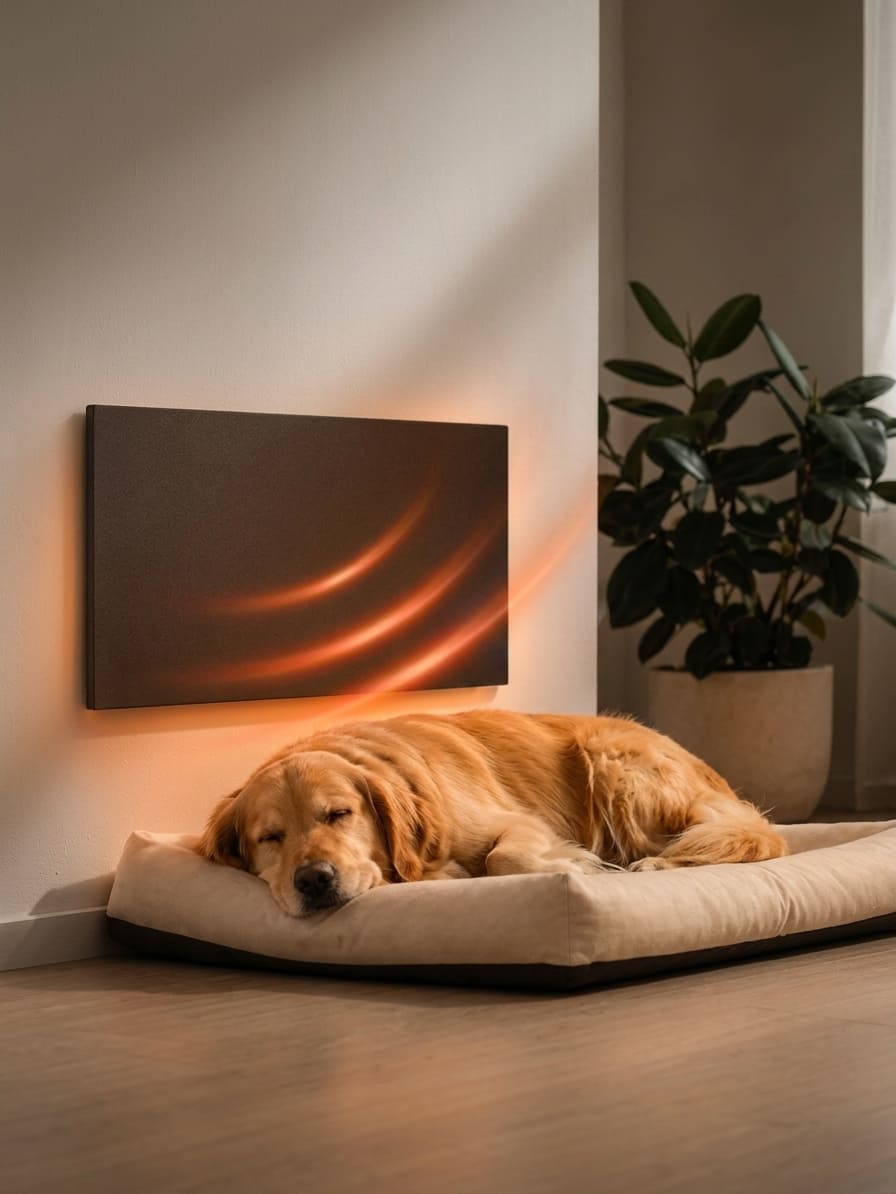 Paneles de calefacción radiante para mascotas